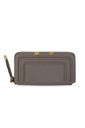 【送料無料/関税込】*Chloe*Marcie Cardholder Chloé Marcie Card Holder In Grained Leather in Light tan